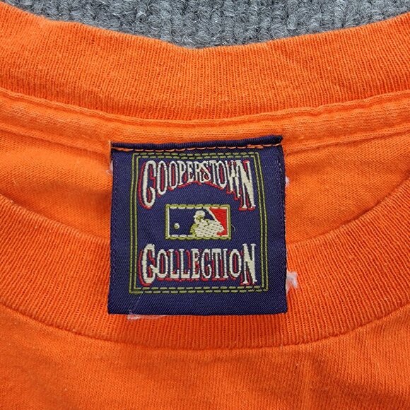 Houston Astros Tshirt Mens Medium Orange Short Sleeve MLB Baseball Sports‎ - Picture 5 of 7